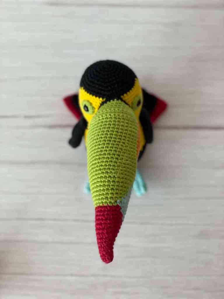 Louis the Toucan Crochet Pattern Post Image Top