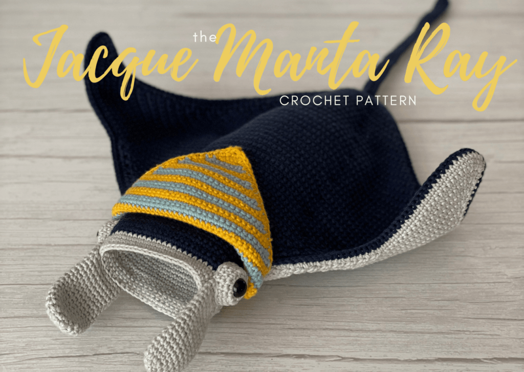 Jacque Manta Ray Crochet Pattern Resource Library Graphic
