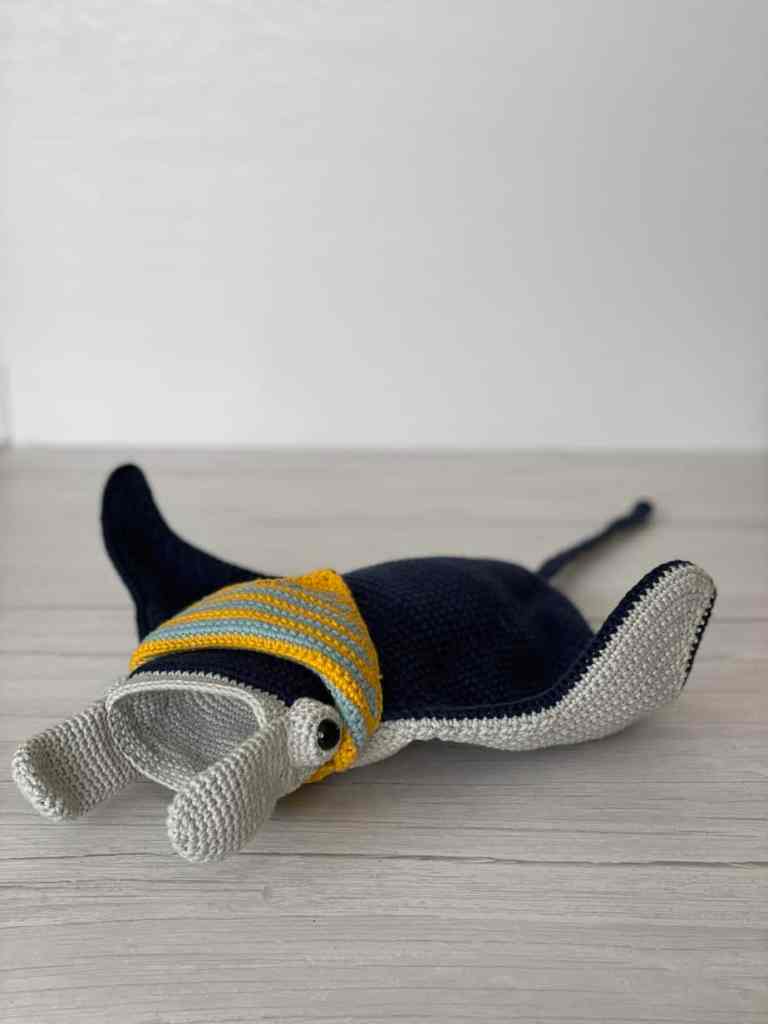Jacque the Manta Ray Crochet Pattern Image 1