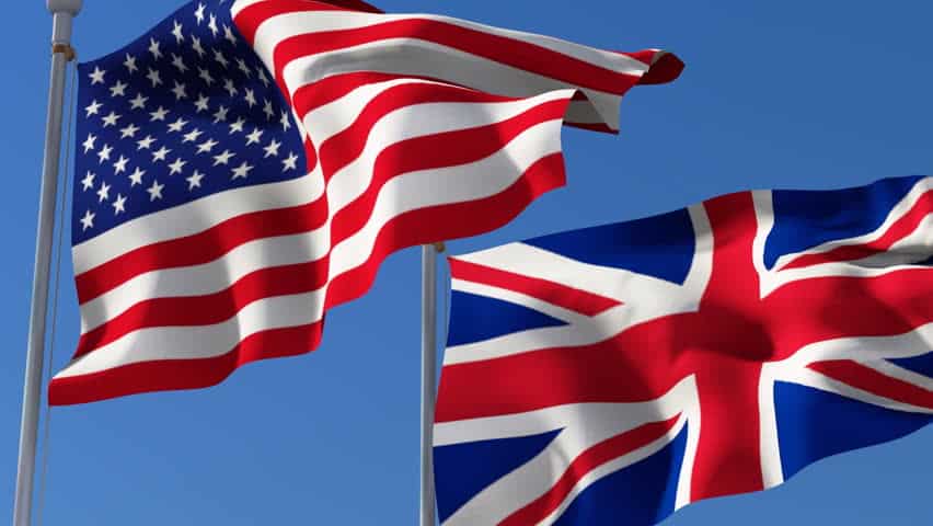Us UK Flag Photo