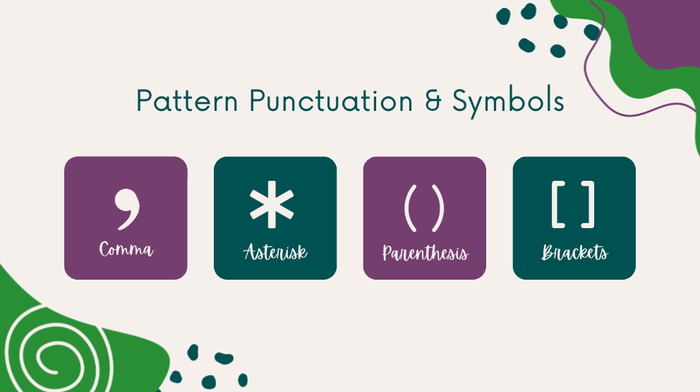 how to read crochet patterns - a visual guide to pattern punctuation and symbols