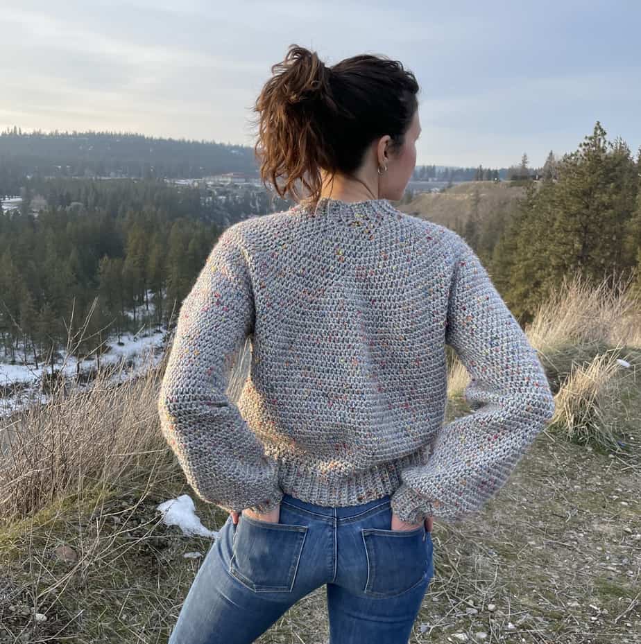 Mt Rainier Tweed Sweater Crochet Pattern Image 7