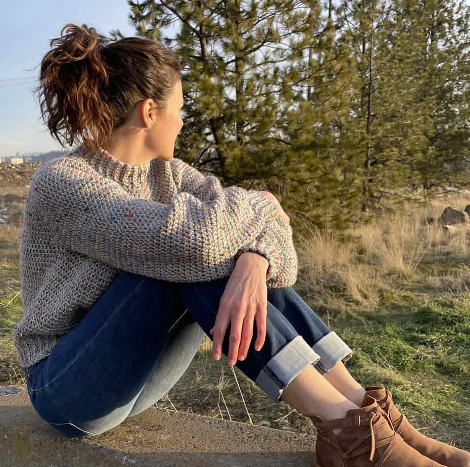 Mt Rainier Tweed Sweater Crochet Pattern Image 10