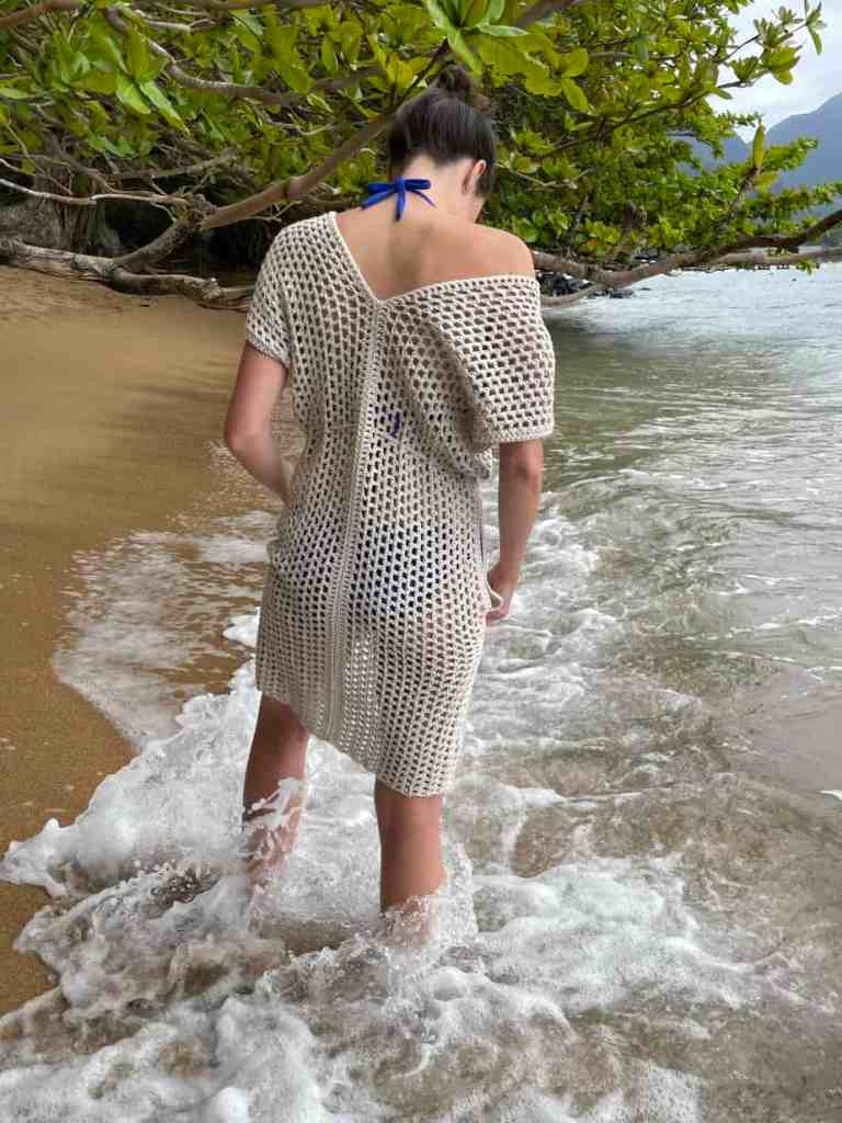 Pua Poa Beach Swimsuit Coverup Crochet Pattern Image 3