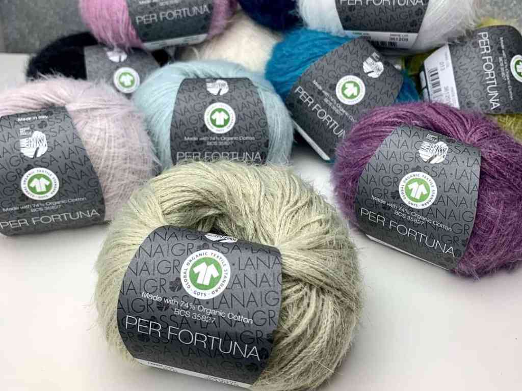Top 10 under $10 Sustainable Yarns Image Lana Grossa Per Fortuna Yarn