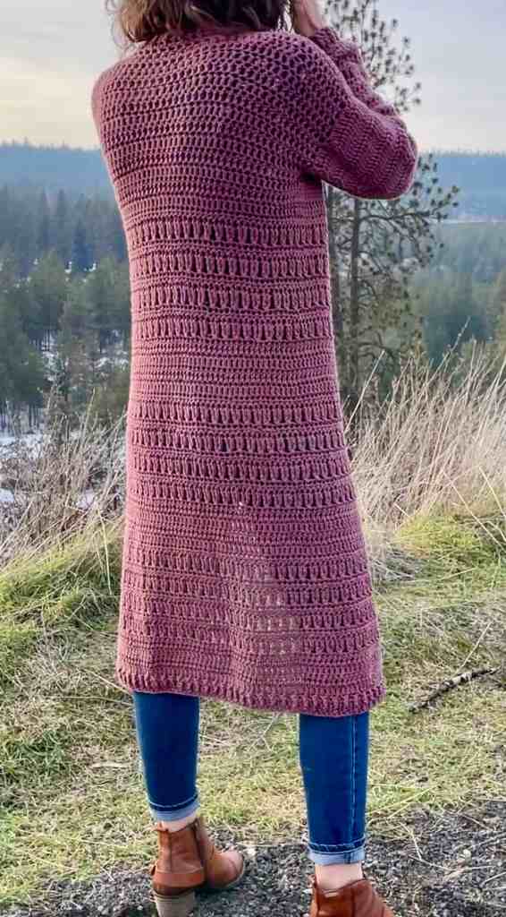 Arkose Duster Cardigan Free Crochet Pattern Image 1