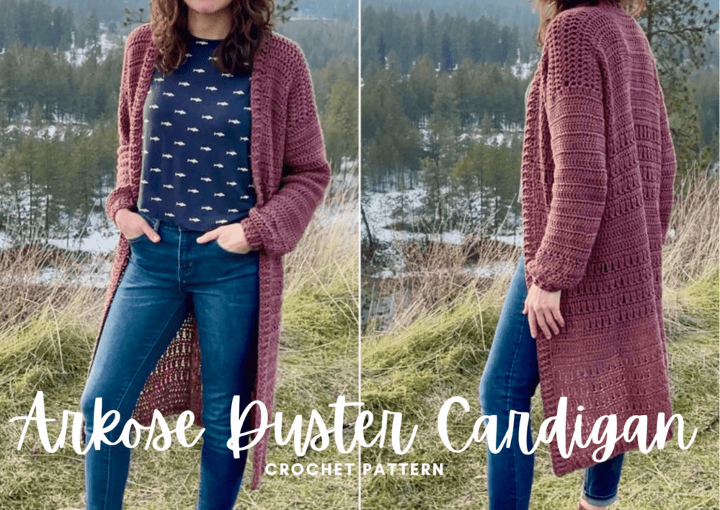 Arkose Duster Cardigan Free Crochet Pattern Resource Library Graphic