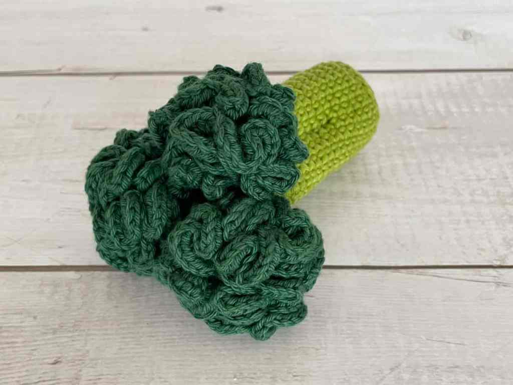 Broccoli Free Crochet Pattern Image Large Stalk