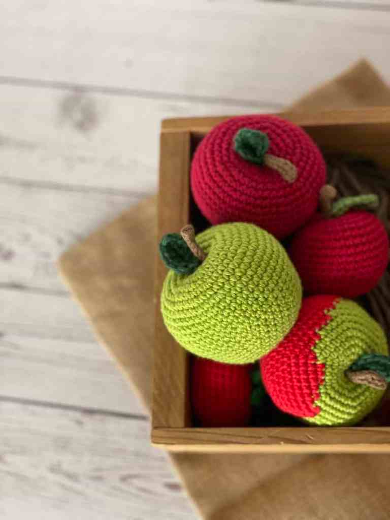 Crochet Apples Image Box
