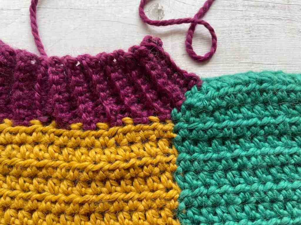 Color Block Crochet Pattern Styled 4
