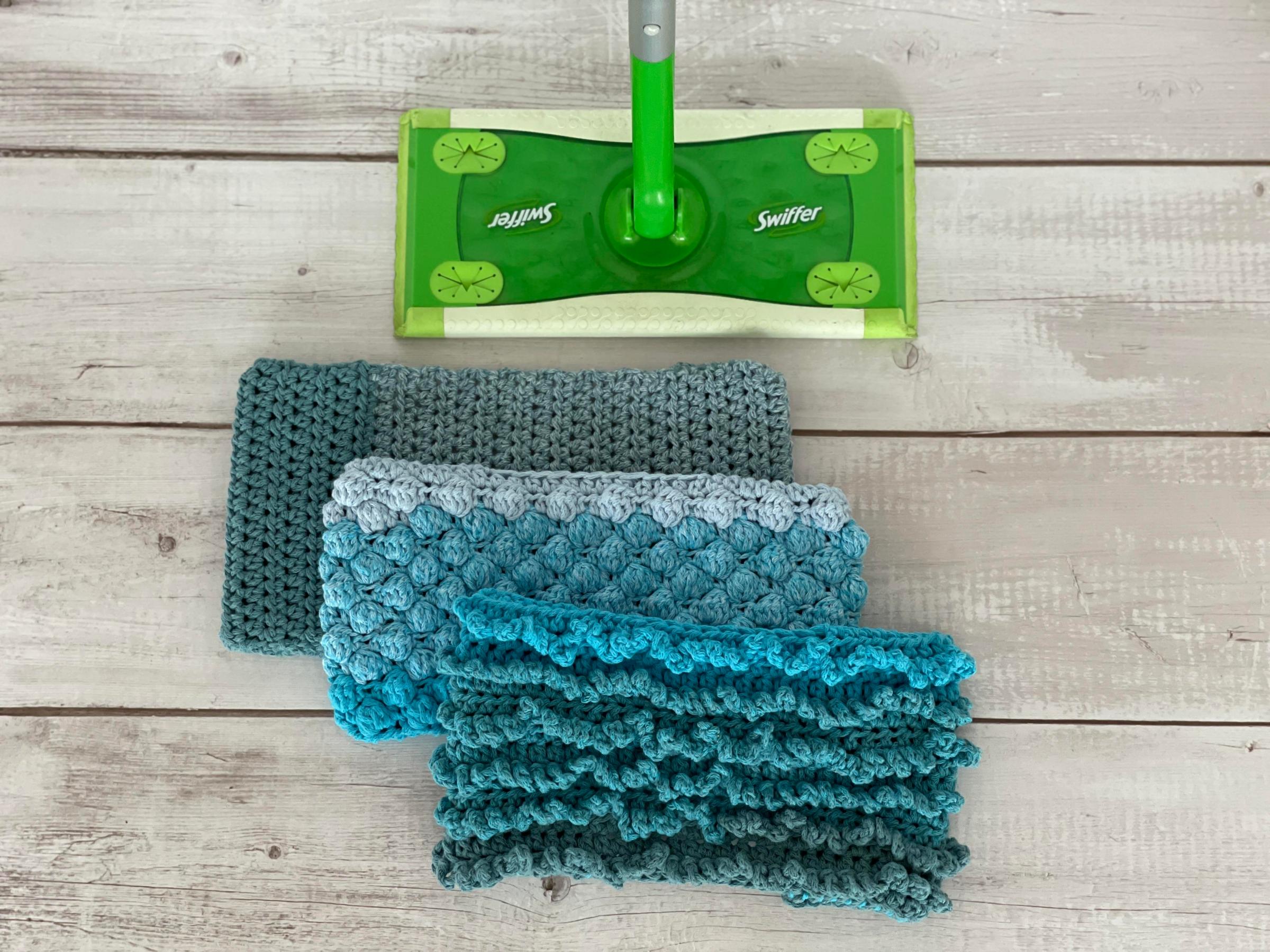 Washable Mop Cover Crochet Pattern Trio 1