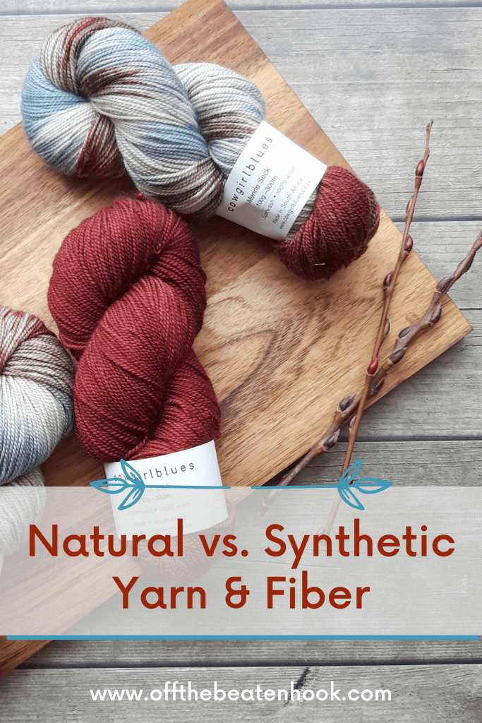 Natural Vs Synthetic Yarn Pinterest Pin 1