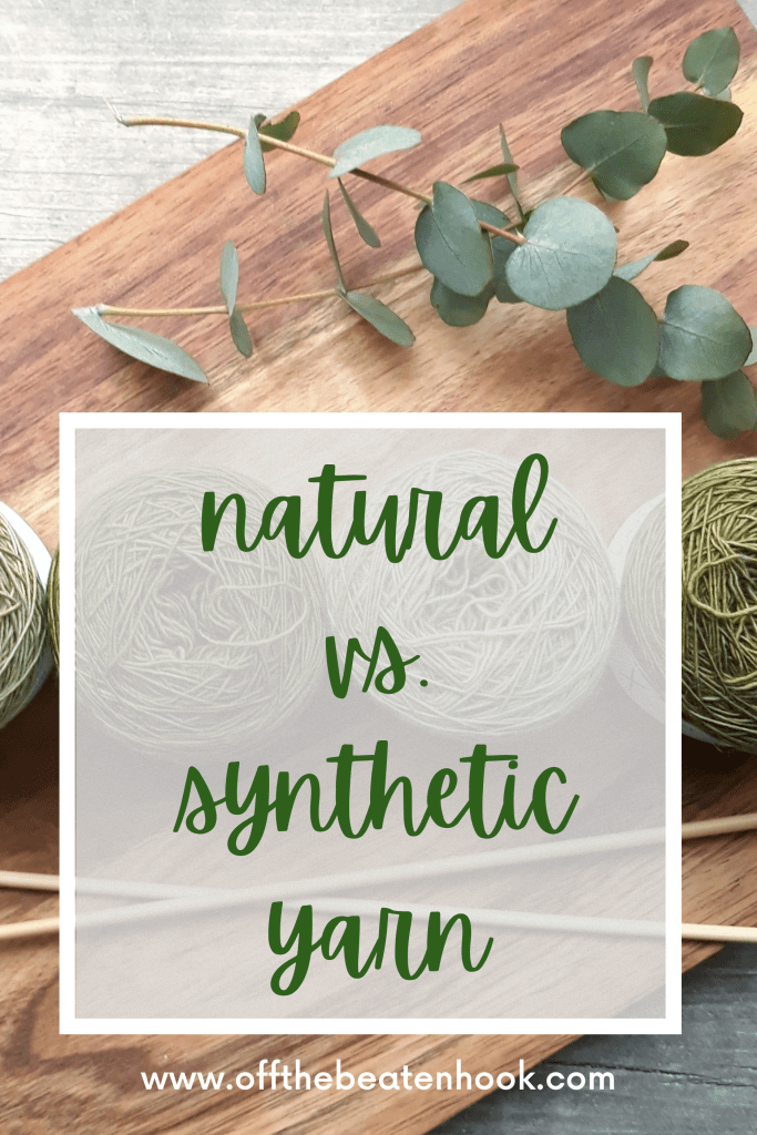 Natural Vs Synthetic Yarn Pinterest Pin 3