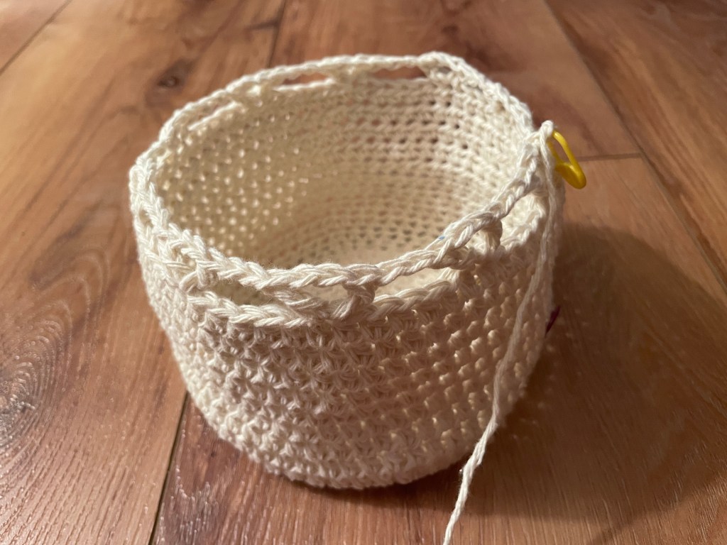 Yoga Mat Bag Crochet Pattern in-the-making