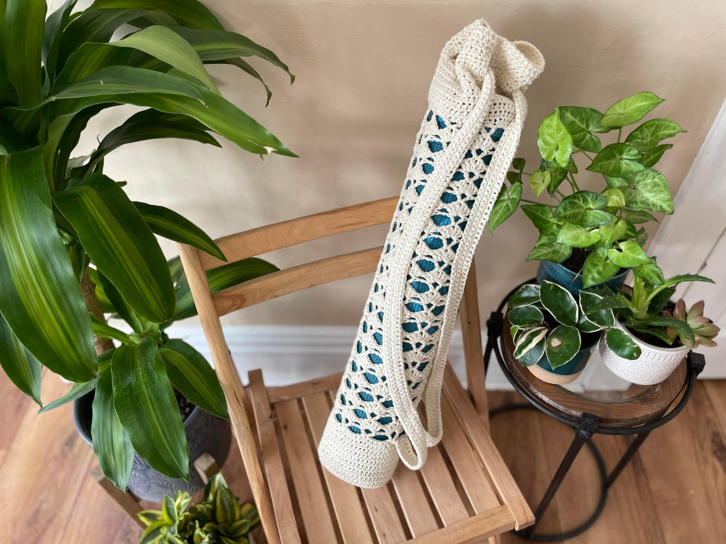 Yoga Mat Bag Free Crochet Pattern Main Image