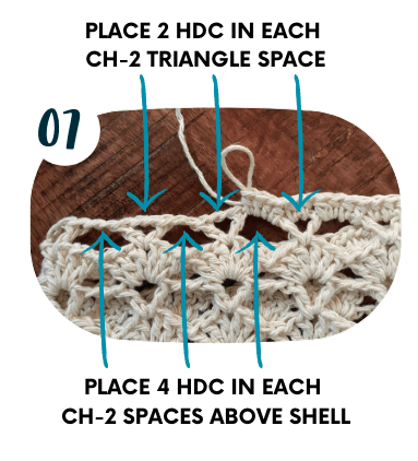 Yoga Mat Bag Crochet Pattern in-the-making