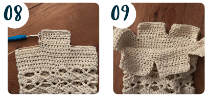 Yoga Mat Bag Crochet Pattern in-the-making