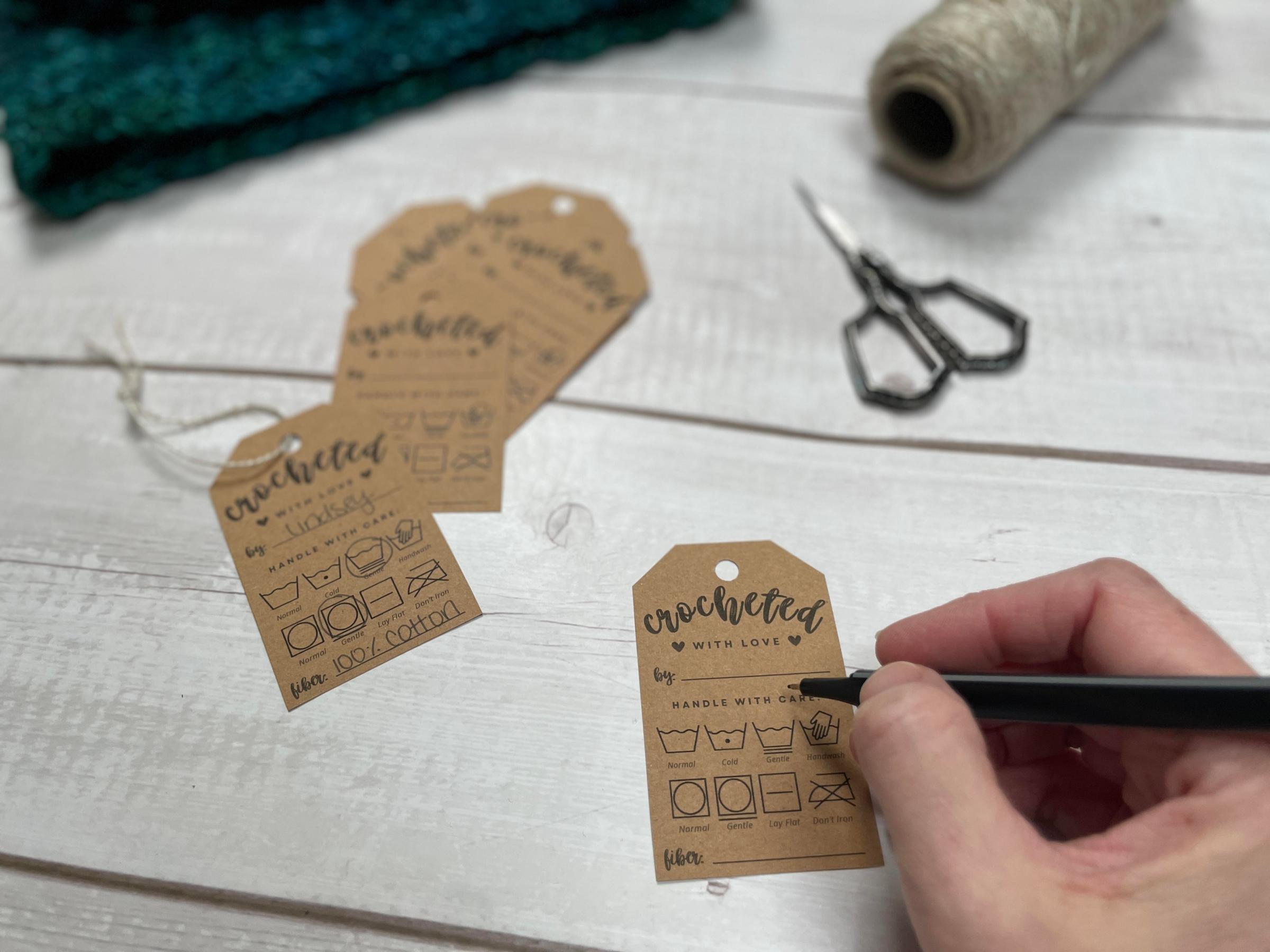 Crochet Care Tag Main Image