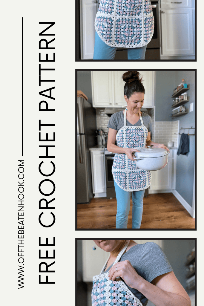 crochet apron pattern pinterest pin