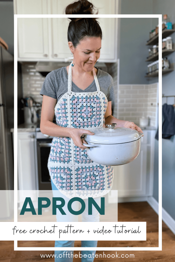 crochet apron pattern pinterest pin