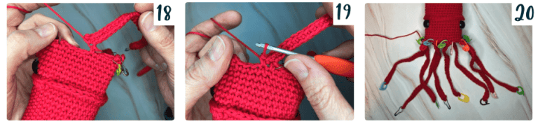 Squid Crochet Pattern: Free Pattern + Video Tutorial