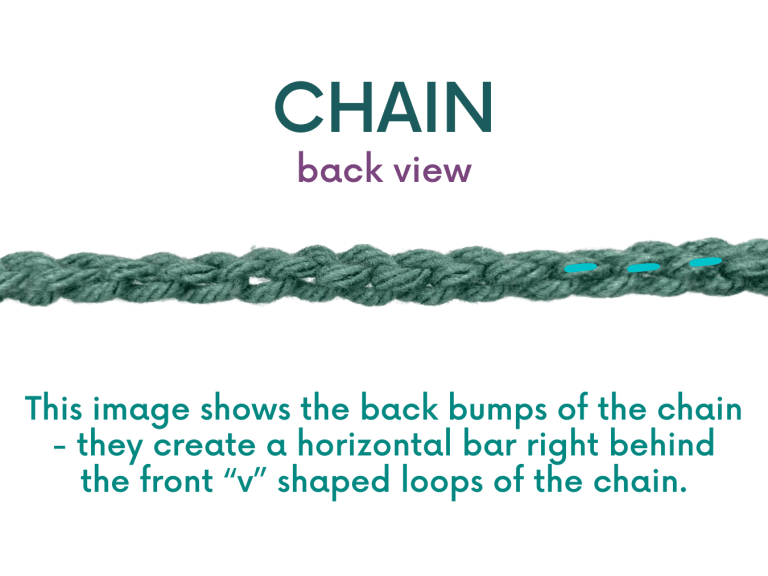 Back Bump Crochet Chain: How to for Beginners
