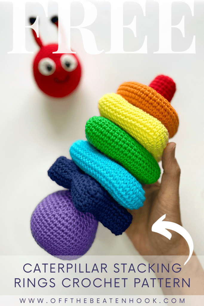 crochet stacking toy pinterest pin