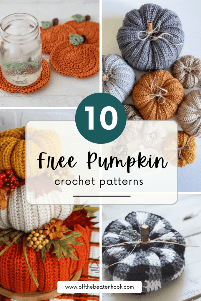 crochet pumpkin patterns pinterest pin