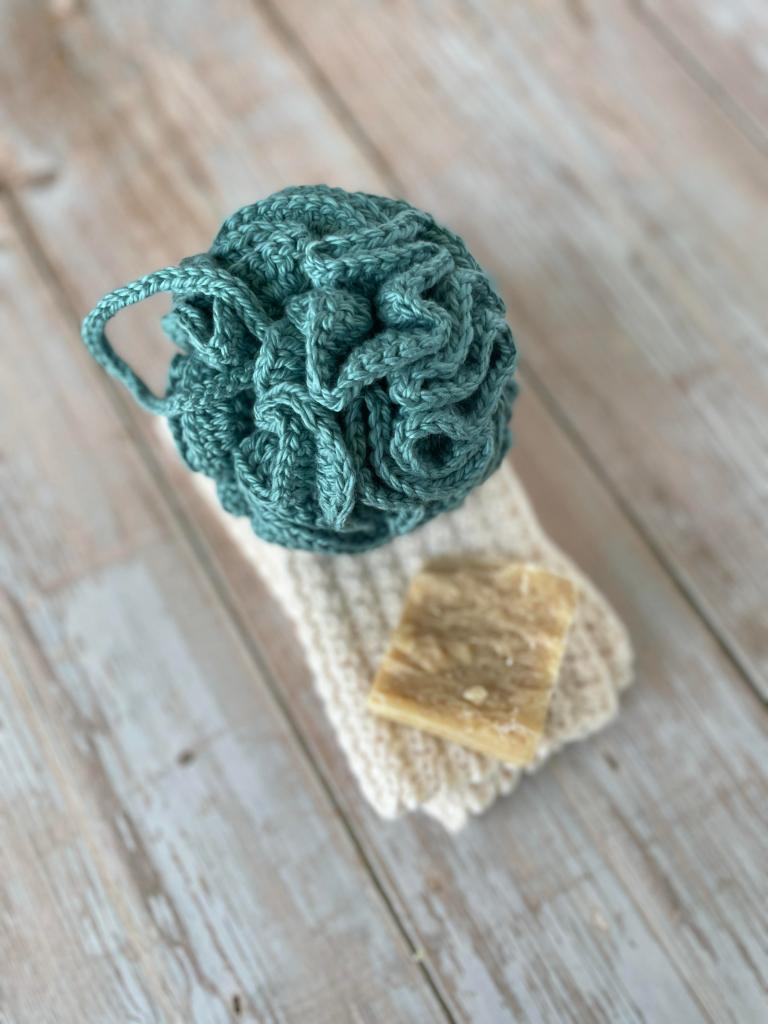 Crochet Spa Set Pattern - Loofah