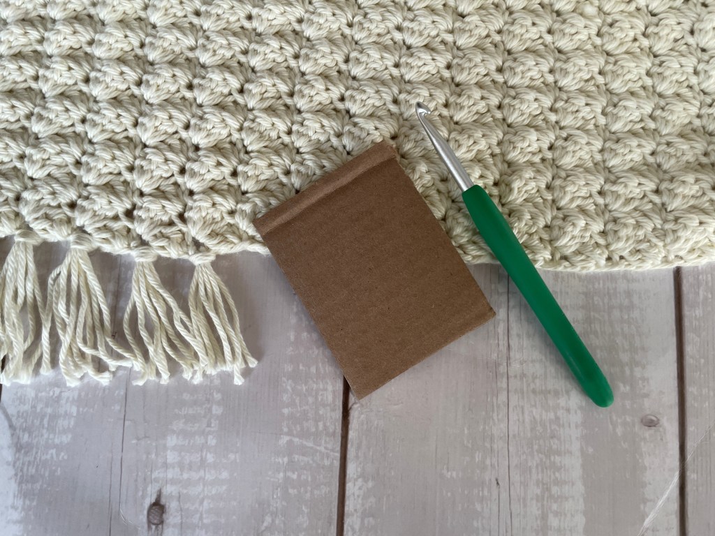 How to Add Fringe to a Scarf - Step by Step Photos