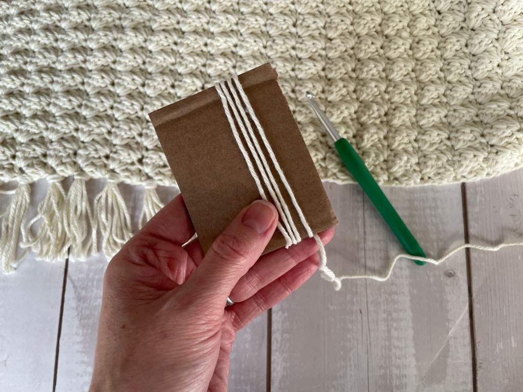 How to Add Fringe to a Scarf - Step by Step Photos