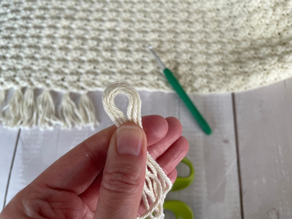 How to Add Fringe to a Scarf - Step by Step Photos