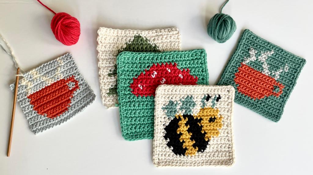 tapestry crochet tile examples
