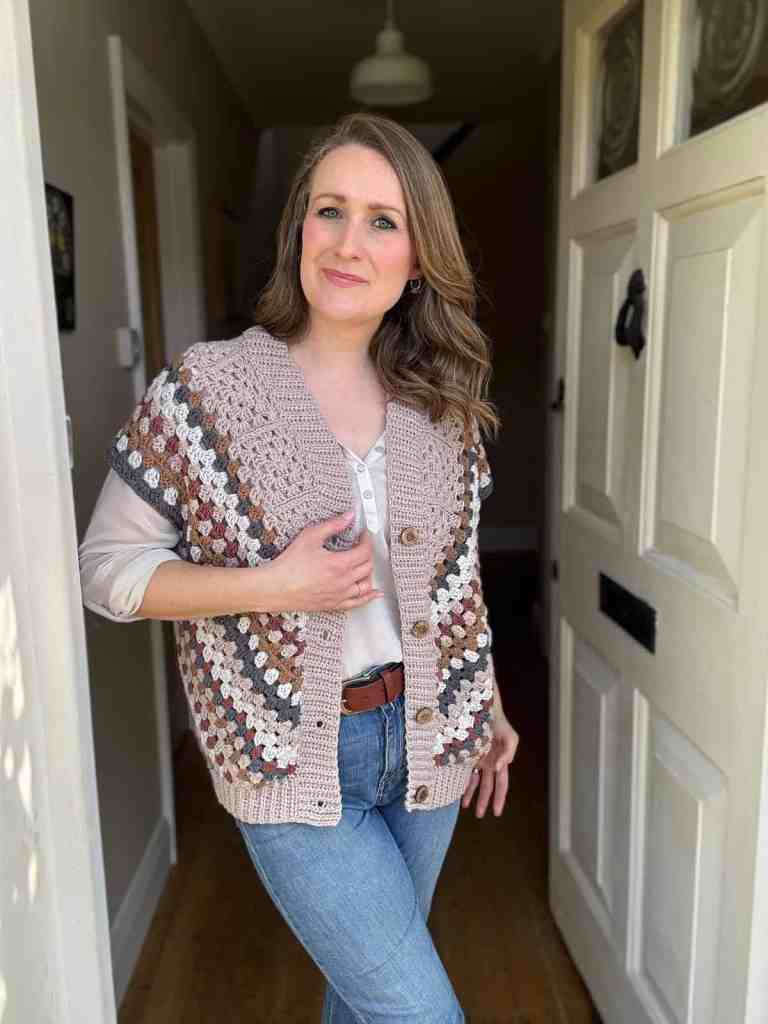 Modern Granny Square Cardigan Pattern
