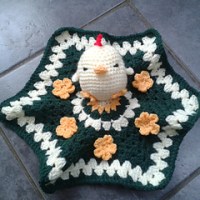 Image for Eggbert the Easter Chicken Lovey / Comforter pattern by Laura Tegg