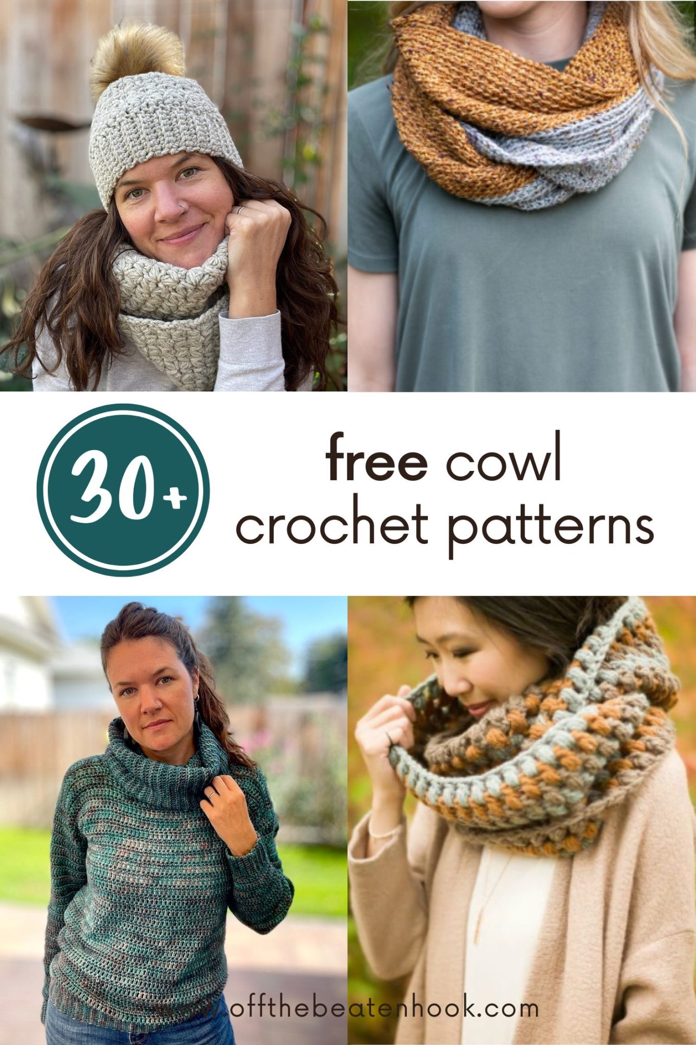 30+ Free Crochet Cowl Patterns