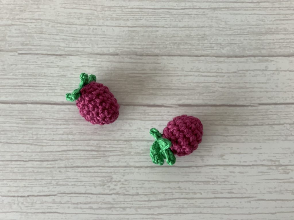 crochet raspberry pattern