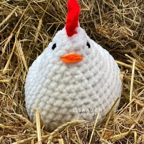 Image for FREE Crochet Chicken Pattern (EASY no SEW)