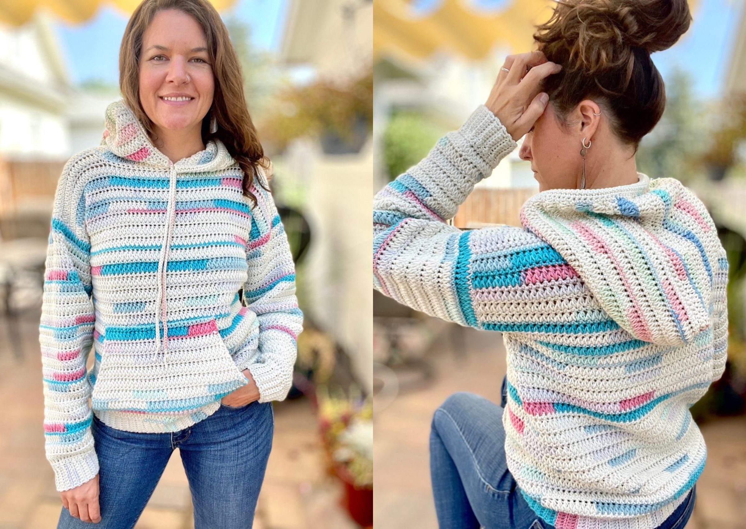 Crochet Hoodie Pattern: Free Pattern + Video Tutorial