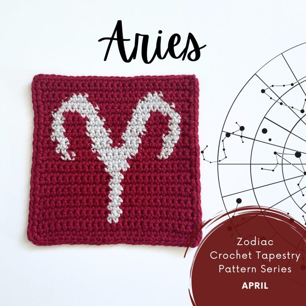 Zodiac Crochet Tapestry Pattern - Aries