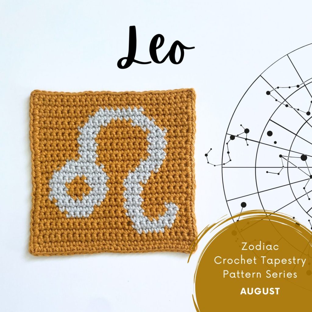 Zodiac Crochet Tapestry Pattern - Leo
