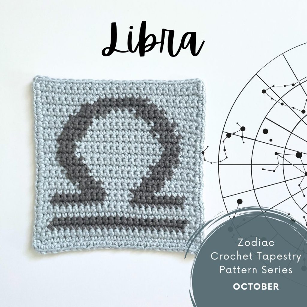 Zodiac Crochet Tapestry Pattern - Libra