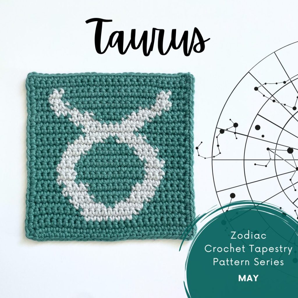 Zodiac Crochet Tapestry Pattern - Taurus
