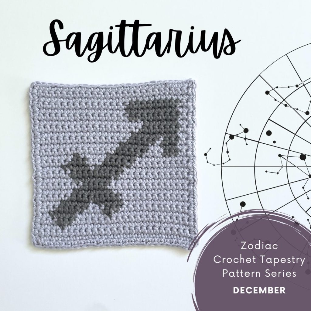 Zodiac Crochet Tapestry Pattern - Sagittarius