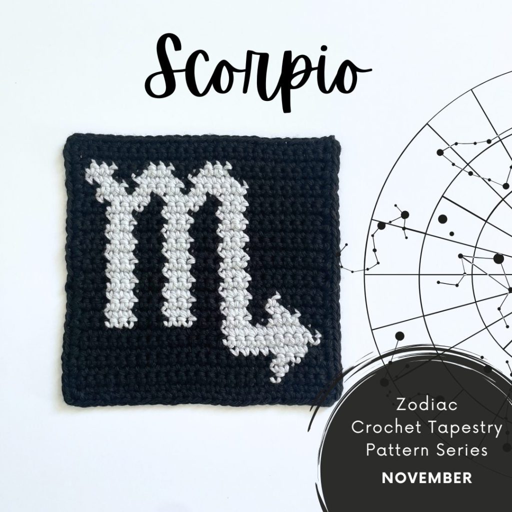 Zodiac Crochet Tapestry Pattern - Scorpio