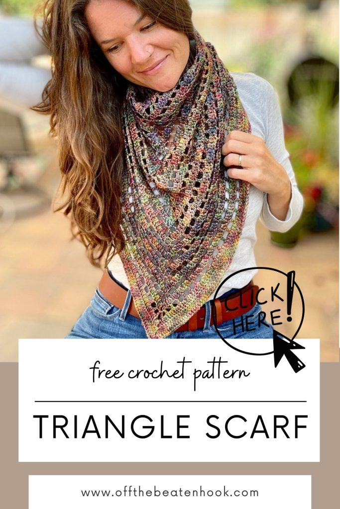 shawl crochet pattern pinterest pin