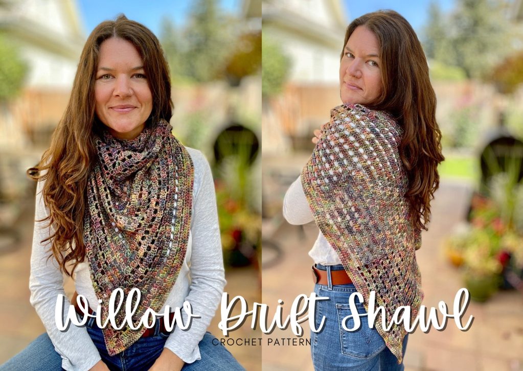triangle shawl pattern library graphic