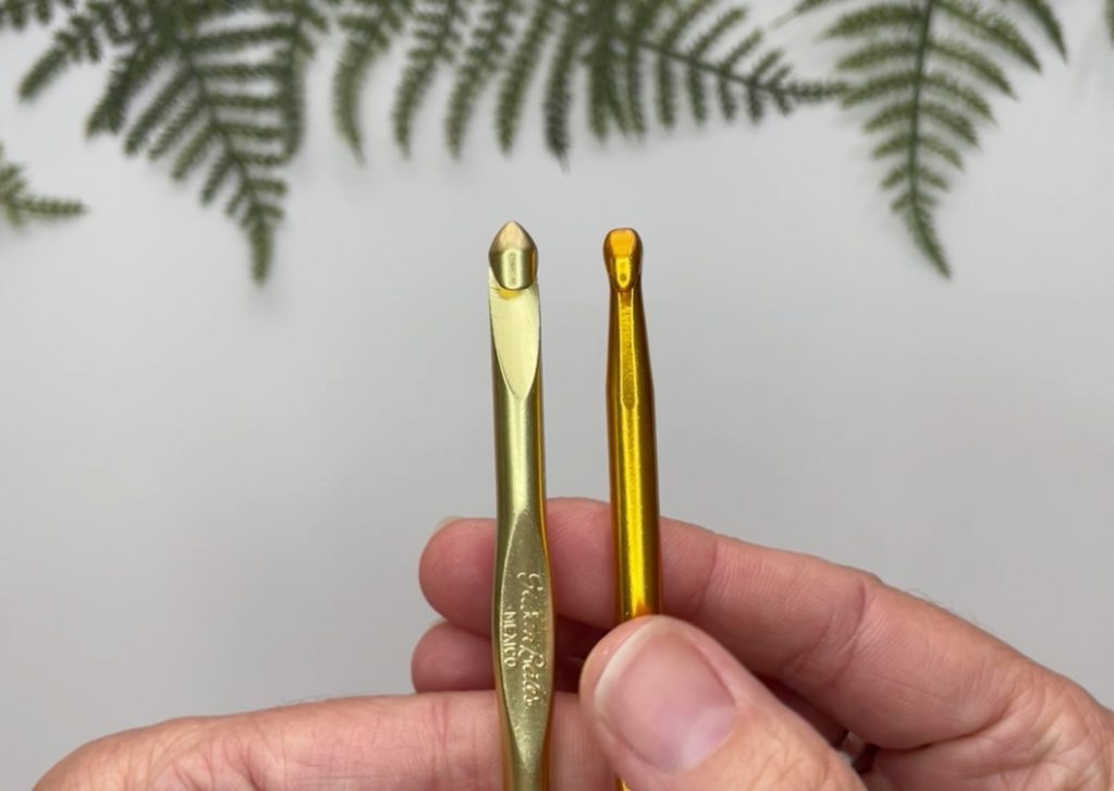 inline versus tapered head for crochet hook sizes for beginners