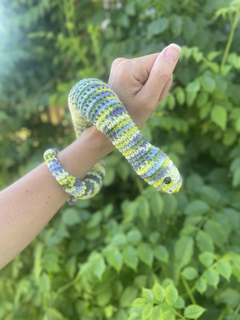 crochet snake pattern image