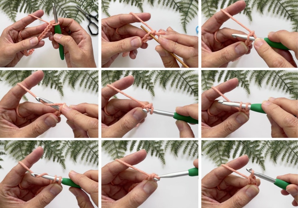 how to single crochet step by step
